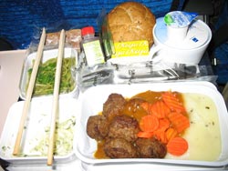 Cena finlandese in volo verso Tokyo